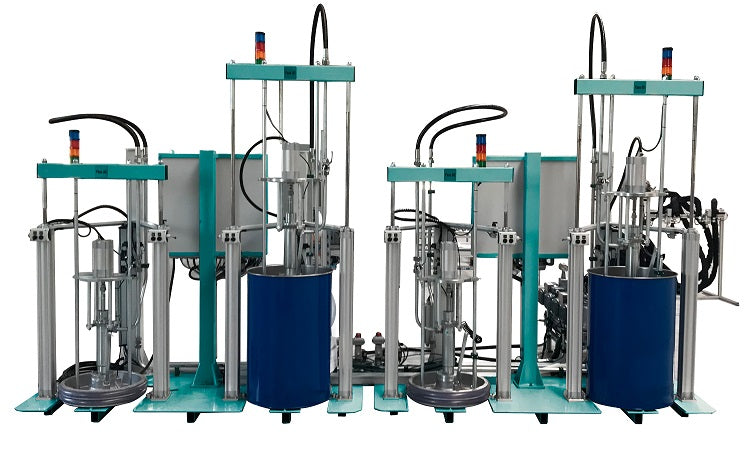 Tandem Materialversorgung für mastermix gear drive