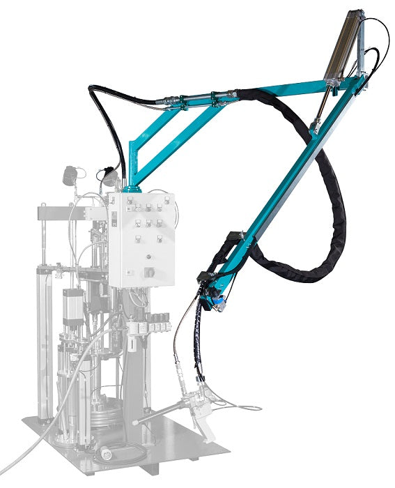 Schwenkarm mit Knickgalgen