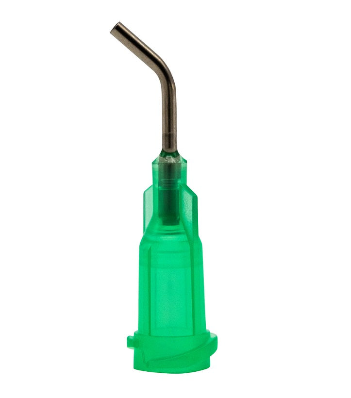 Dosiernadel gewinkelt 45° 18G 1/2" Grün