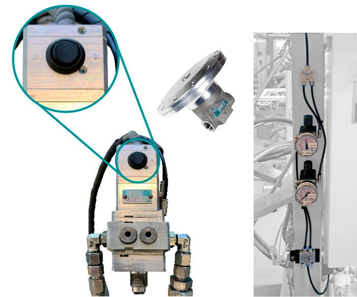 Wippschalter für 2 Austragsleistungen für mastermix Baureihe