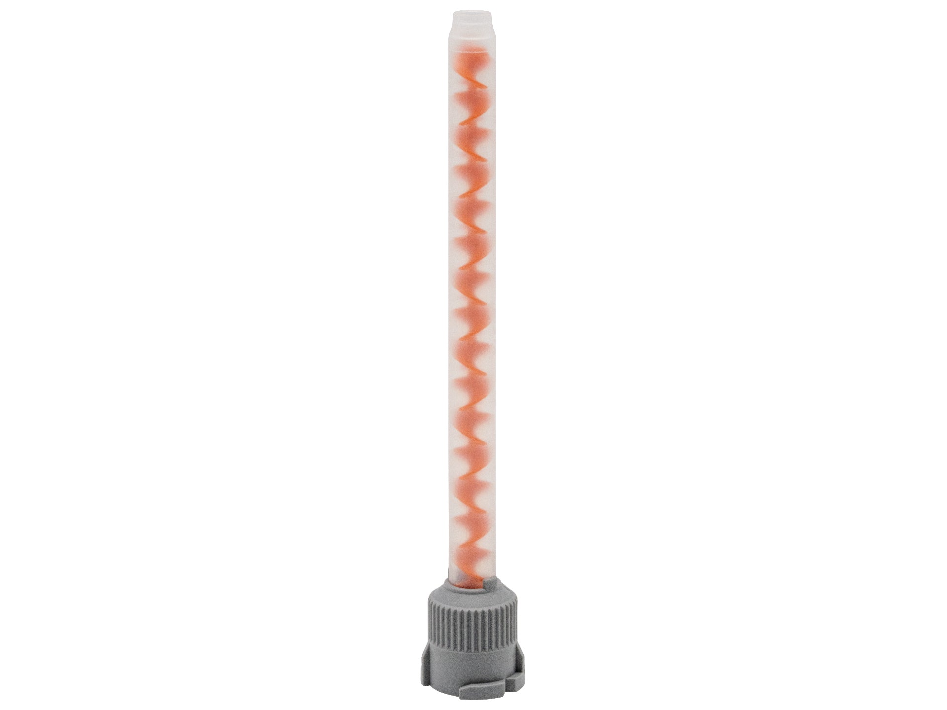 Statikmischer helix MBHX 06-16D, 4:1 / 10:1 (orange), gerade Spitze
