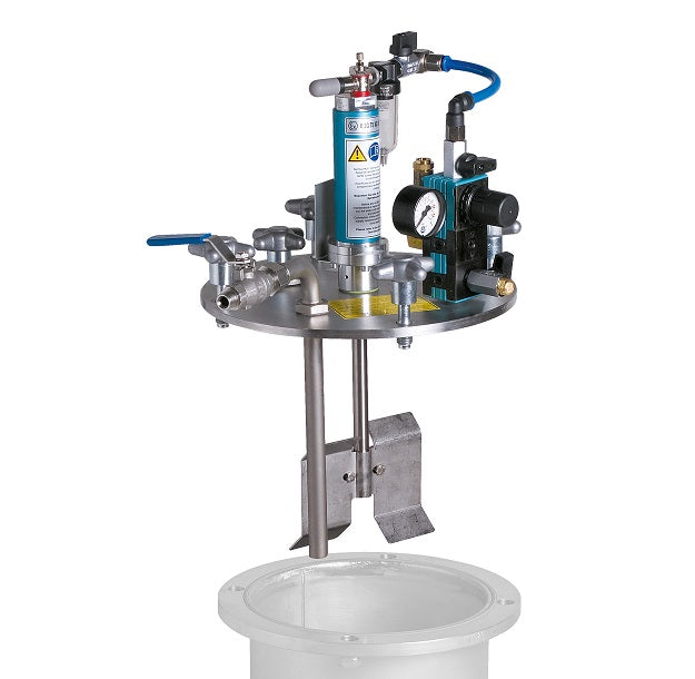 Druckluft-Rührwerk für Druckbehälter 120 Liter