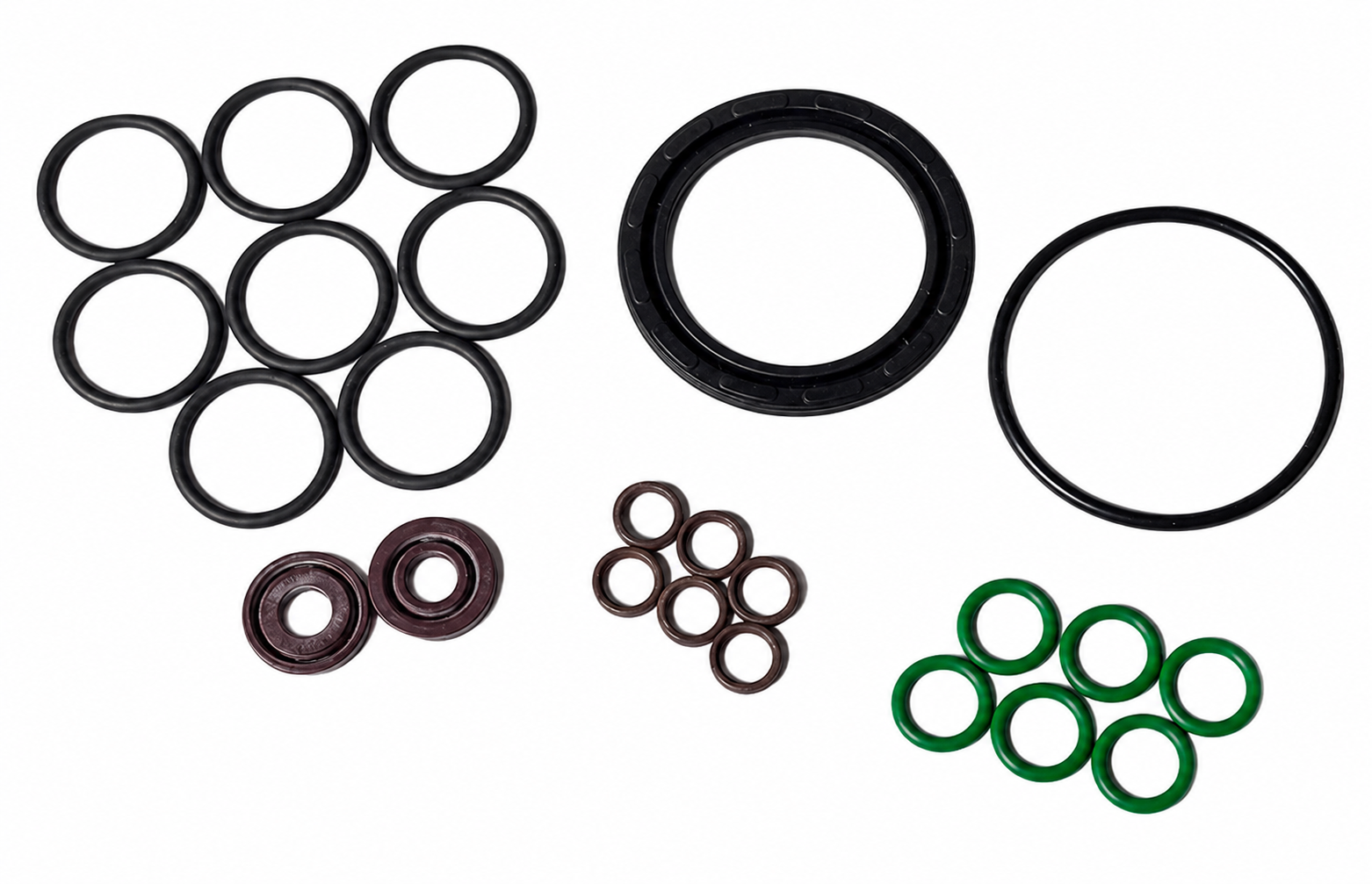 Dichtsatz für 2K-Materialventil mit einem Zylinder
