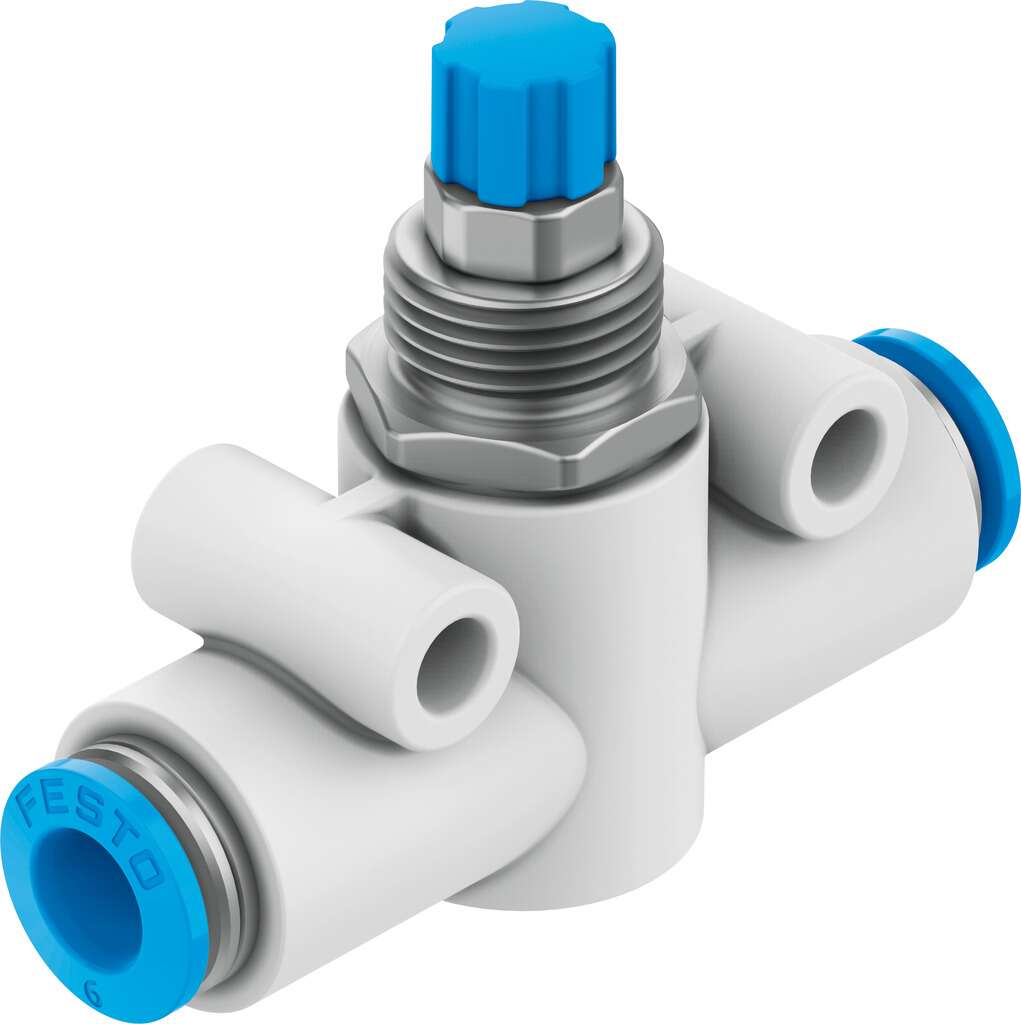 Drossel-Rückschlagventil Leitungseinbau D6