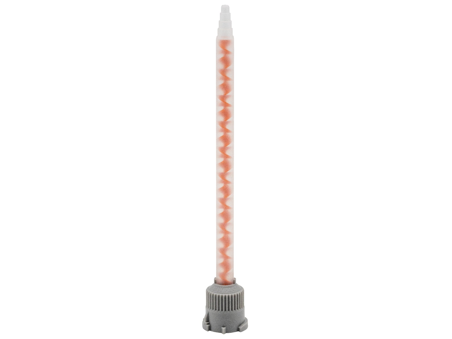 Statikmischer helix MBHX 05-20T, 4:1 / 10:1 (orange), gestufte Spitze