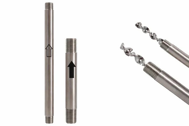 Edelstahlmischer 19,7mm - 24 Elemente - mit ¾“ NPT