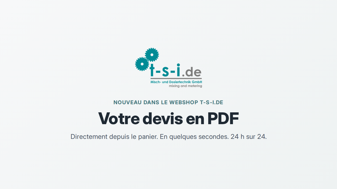 Votre devis en PDF, directement depuis le panier