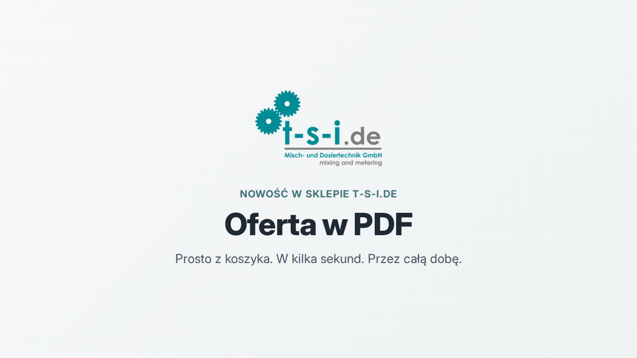 Oferta w PDF prosto z koszyka